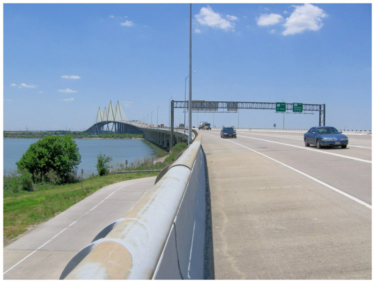 The Fred Hartman Bridge in Baytown Texas